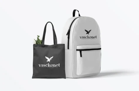 Vasckonet tote bag & backpack