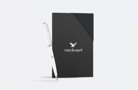 Vasckonet notebook & pen set
