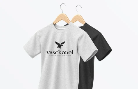 Vasckonet branded t-shirts